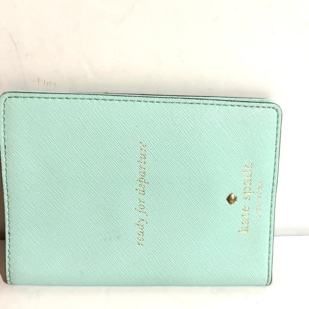 Kate Spade Light Green Travel Wallet